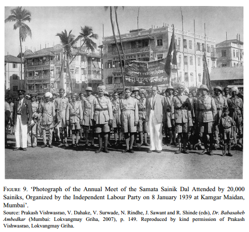 1939 Ambedkar at Kamgar Maidain.png
